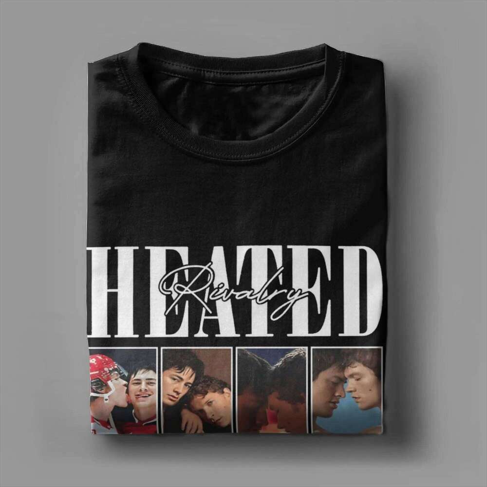 Men Hockey Heated Rivalry Ilya And Shane T Shirt Pure Cotton Clothing Fashion Short Sleeve Crewneck Tees Gift Idea T-Shirts X260209