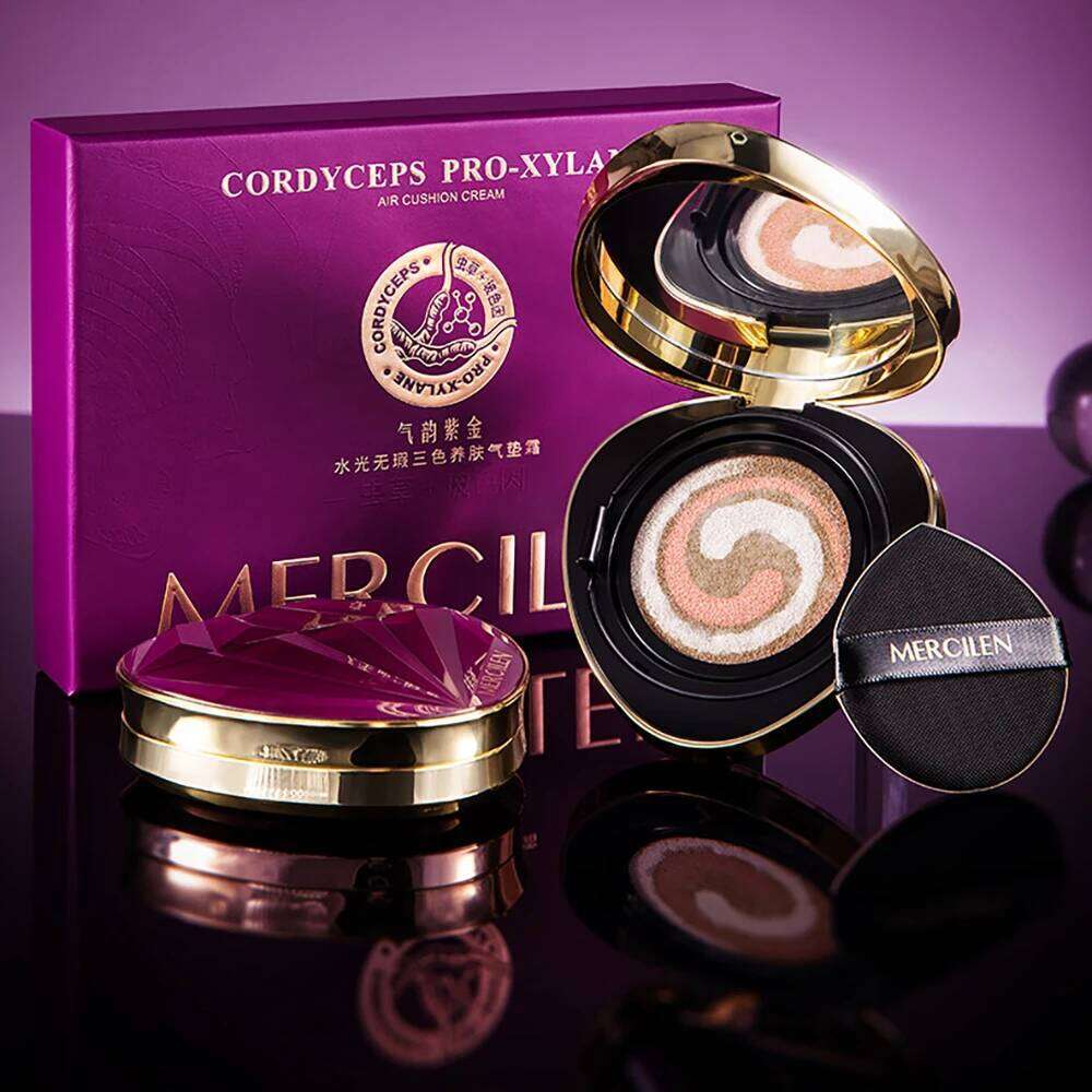 3 Colors Air Cushion Plant Nourishing Skin Concealer Oil Control Moisturizing Foundation Isolating Cream Beauty Shrink Pores 26L0209