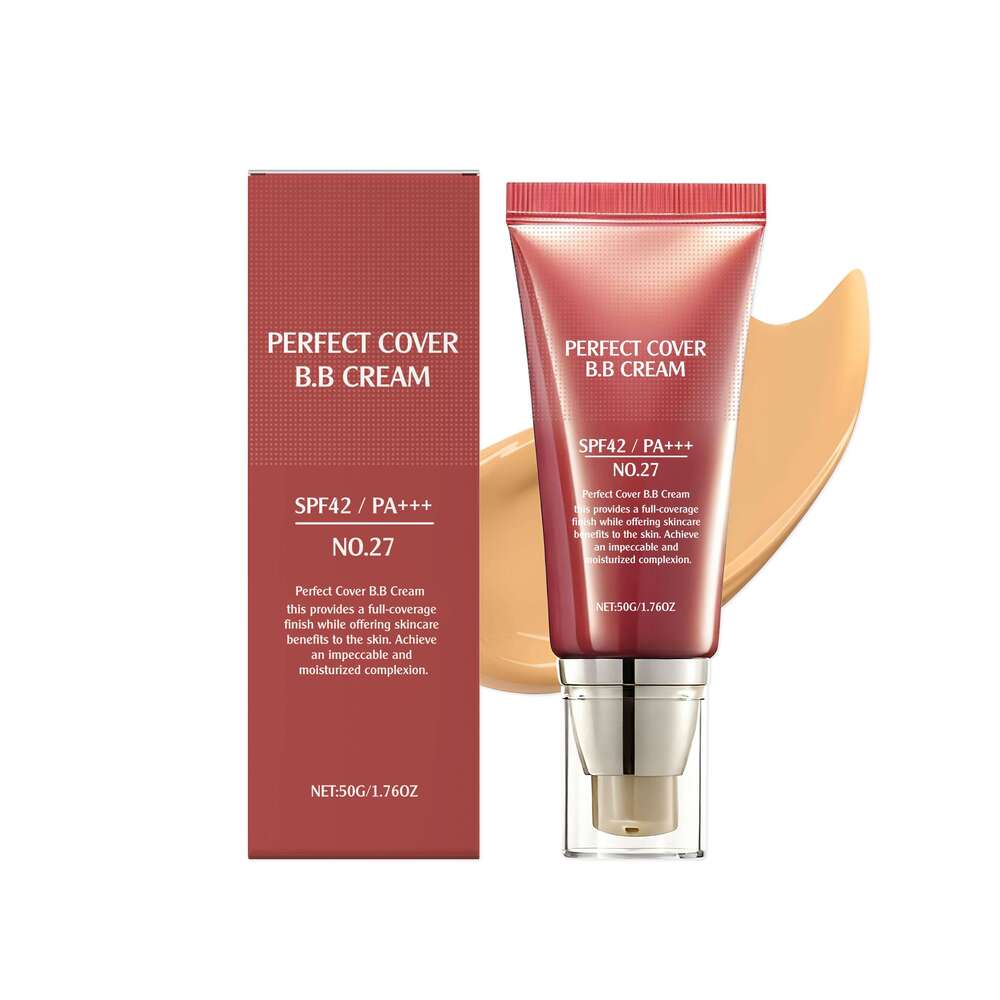 AMZ Dark Skin Tone Softening Concealer Lightweight Moisturizing Brightening Matte Clear Delicate Texture Creates Hydrating BB Cream