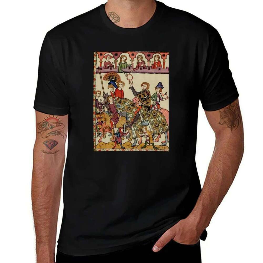Victorious Knight, 14th Century anime shirts for man t shirt personalised T-Shirt X260209