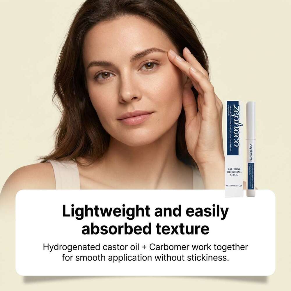 zephoco Lightweight Smooth Convenient Easy to Operate Gentle Moisturizing Daily Natural Makeup Eyebrow Liquid