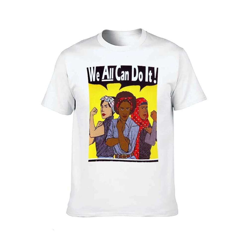 It T-Shirt Do designer personalised t cotton shirt We man Can X260209