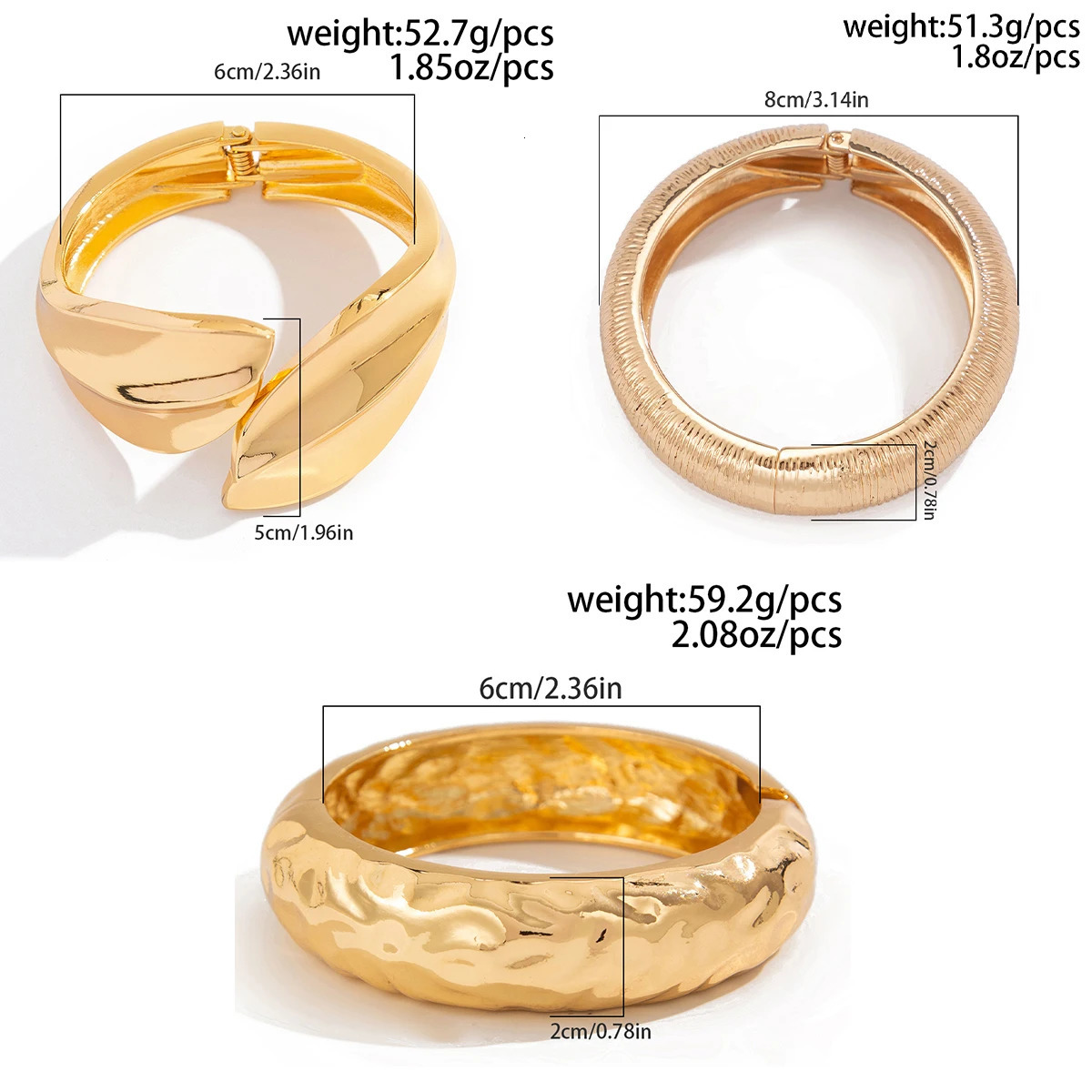PuRui Exaggerated Heavy Metal Chunky Wide Cuff Bangles for Women Punk Geometric Spring Arm Bracelets Men Jewelry Steampunk 260128