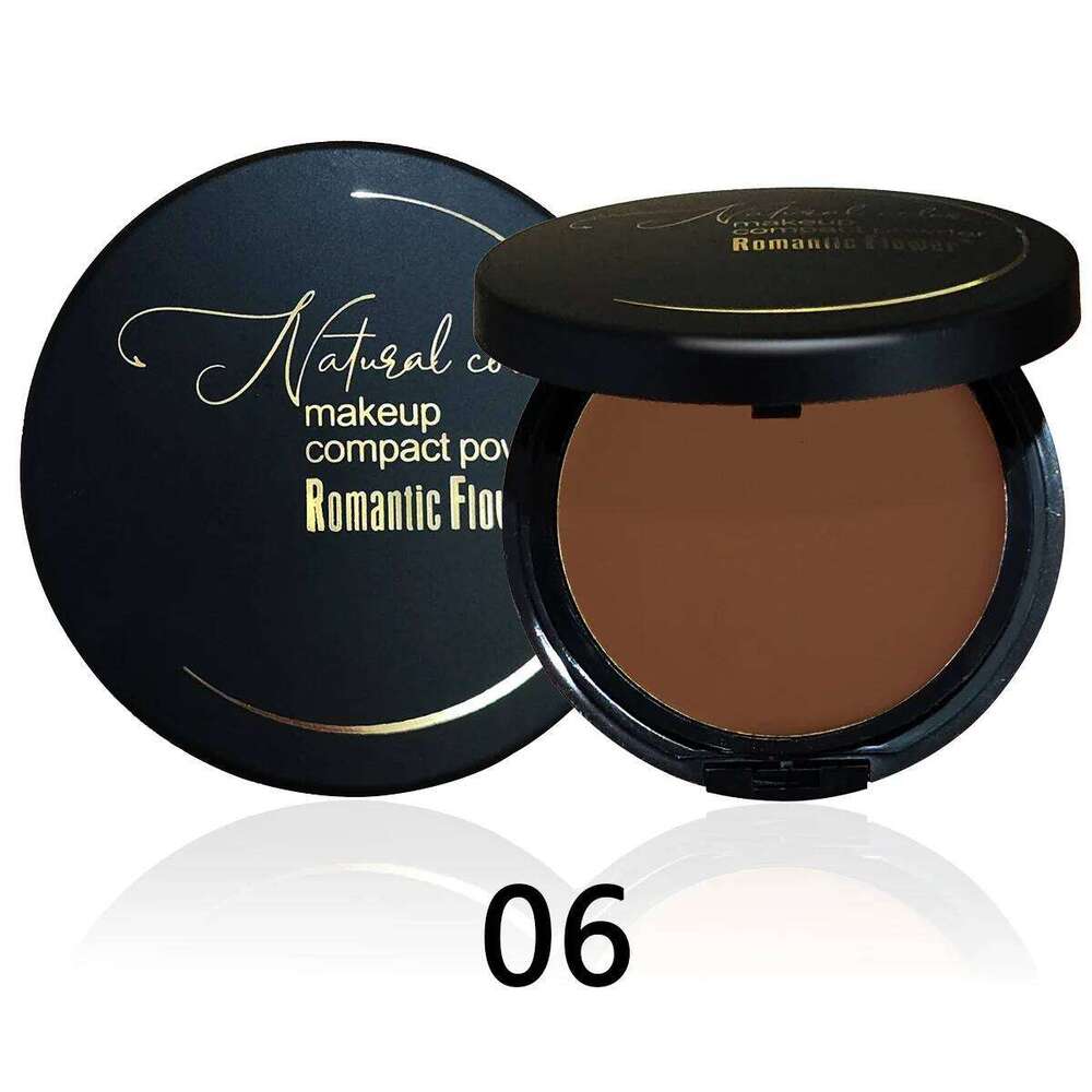 Dark Color 2-in-1 Setting Powder Palette Waterproof Full Coverage Contour Highlighter Women Makeup for All Skin Tones 26L0209