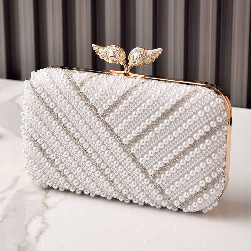 New Fashion Pearl Evening Party Dress Banquet Women's Clutch Factory Direct Sale Cheongsam Bag