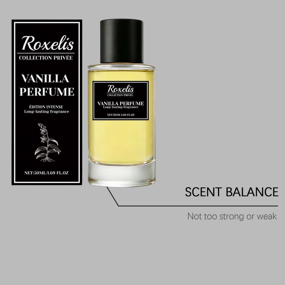 Roxelis Vanilla Light Fragrance Gentle Skin-Friendly Formula Long-Lasting Natural Scent Soft Skin-Adhering Aroma