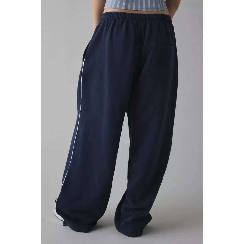 Women's Pants Womens Loose & Stylish Pink Casual Elegant Office Style Straight Leg Trousers Sweatpants Street H260209