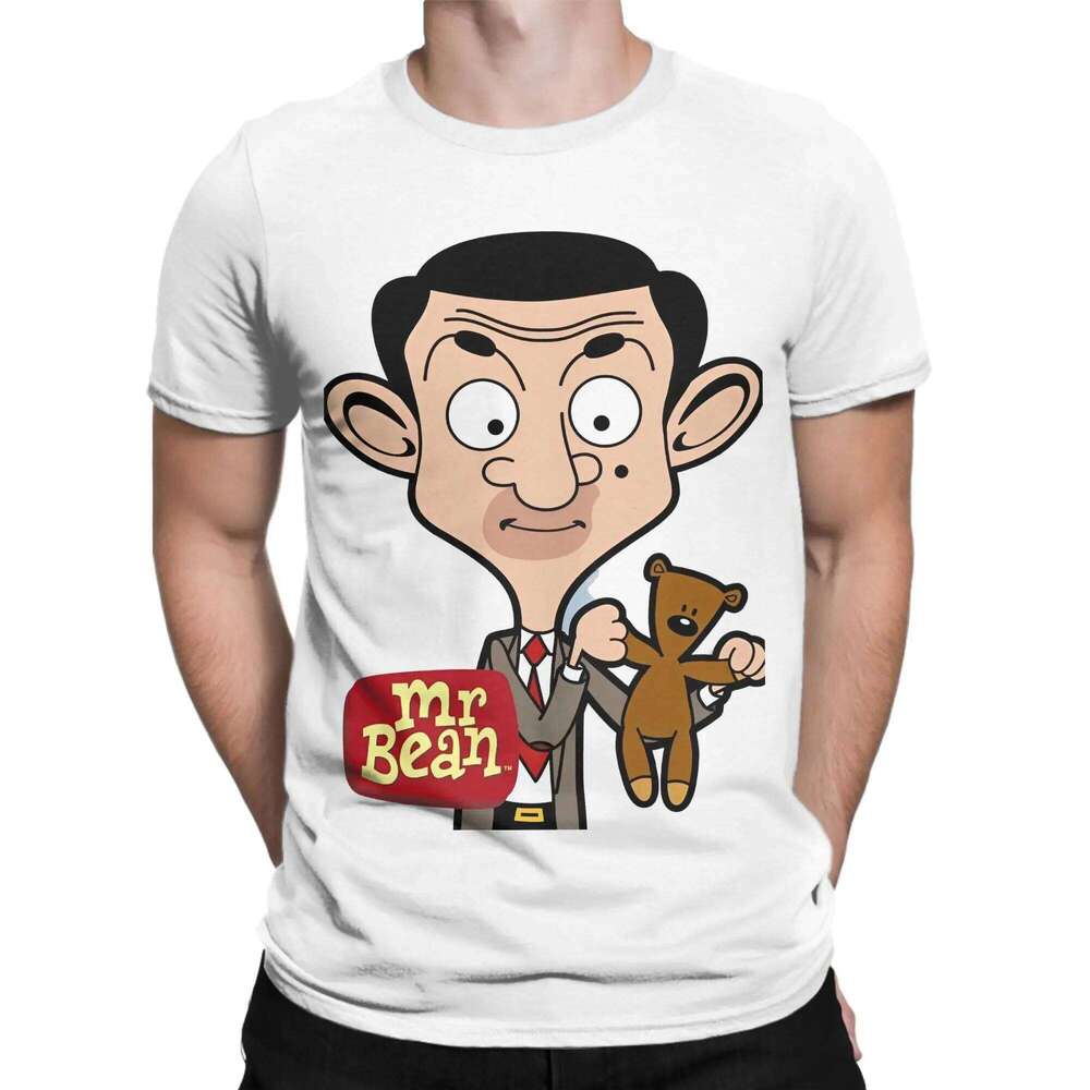 Men Women's Funny Mr Bean T Shirts Cotton Clothing Cool Short Sleeve Round Neck Tees Gift Idea T-Shirt X260209