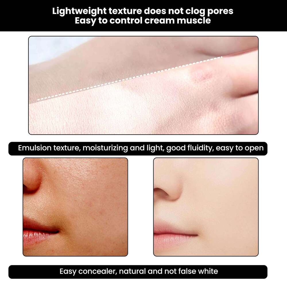 EELHOE Light Makeup Covering Spots Hydrating Moisturizing Beautifying Brightening Skin Tone Lazy Bare Face Cream