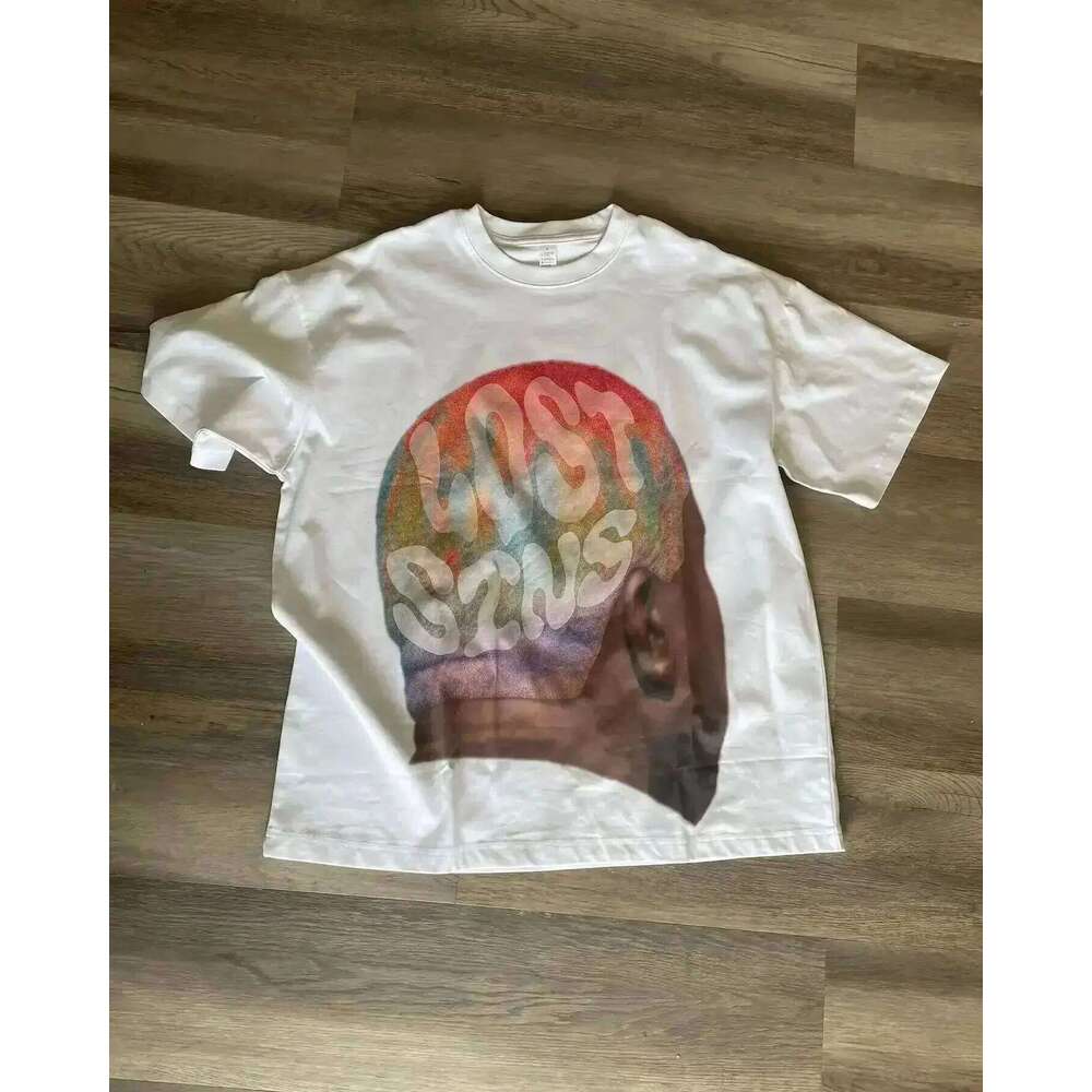 Harajuku Gothic Retro Tshirts Unisex Y2k Top American Hip-hop Character Pattern Printed Casual Fashion Oversized T-shirt X260209