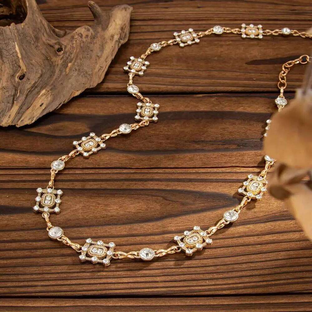 SHIXIN Aesthetic Shiny Rhinestone Belly Waist Chain for Women Elegant Adjustable Metal Wasitband Body Jewelry Skirt Belt X260209