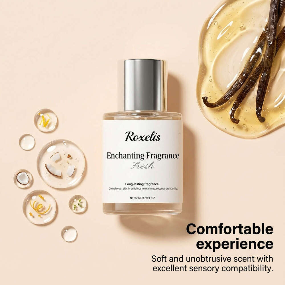 Roxelis Citrus Floral Fragrance - Beautiful Moments Perfume, Natural, Fresh, Romantic, Gentle, Elegant, Convenient for Daily Use