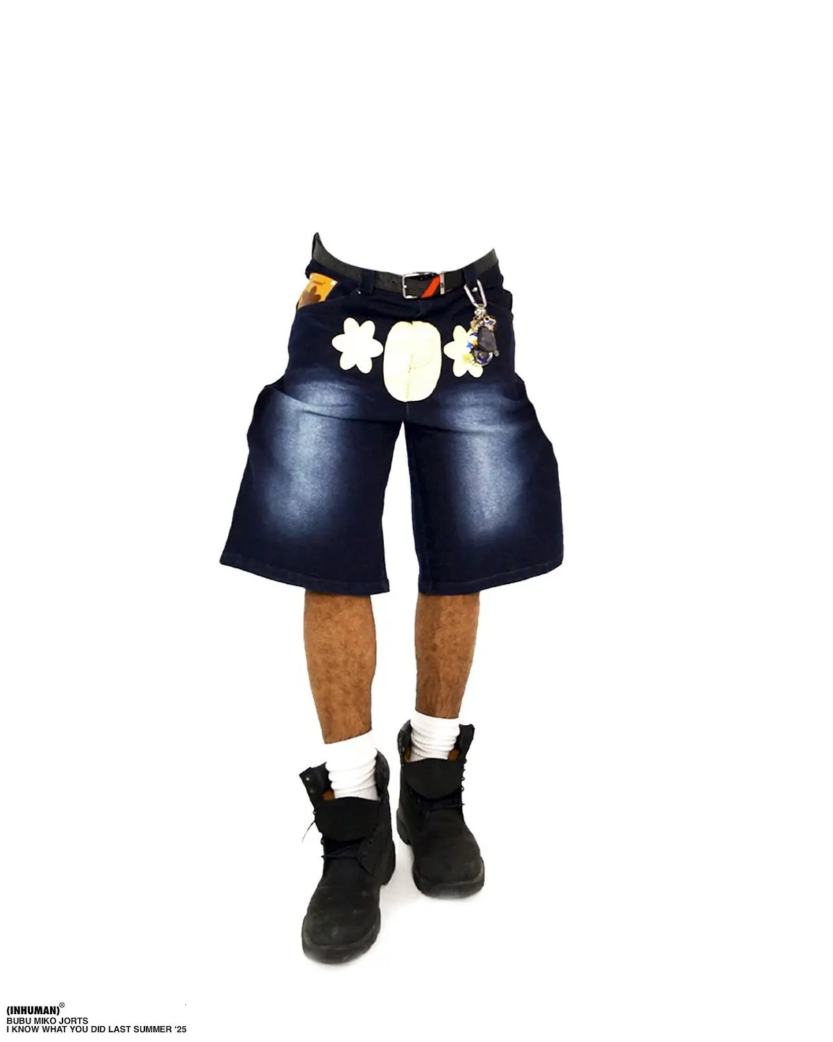 Vintage Blue Denim Short Y2K Jeans Streetwear Patchwork Men Women Hip Hop Cartoon Graphics Loose Denim Fitness Casual Shorts 260208