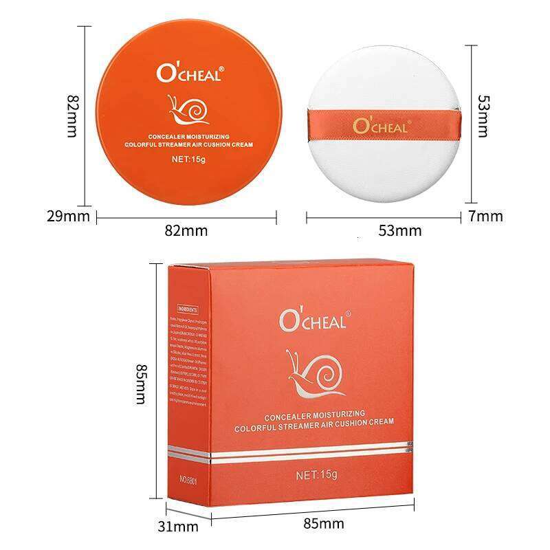 OCHEAL Whitening BB Foundation Cream Face Concealer Air Cushion for Girl Make Up Facial Beauty Makeup 26L0209