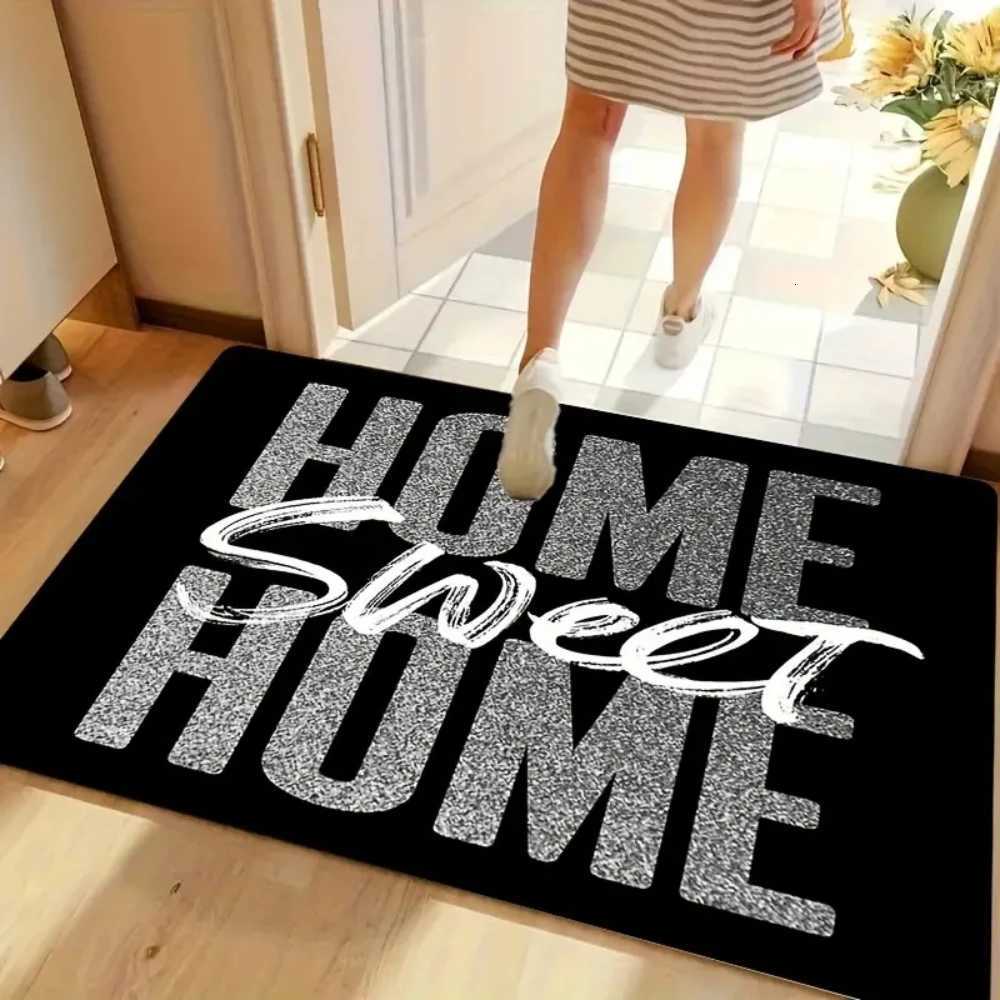 Please Remove Your Shoes Pattern Welcome Rug Kitchen Entrance Doormat Non-slip Bedroom Decor Rug Floor Mats Foot Mat Gifts S260207