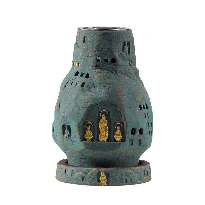 Ceramic Incense Burner Home Furnishings Bedroom Living Room Buddhist Temple Worship Decoration Dunhuang Cave Incense Burners C260209