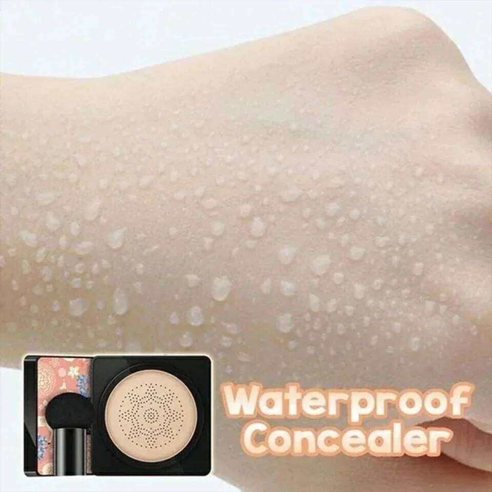 Waterproof BB Mushroom Head Air Cushion CC Cream Moisturizing Matte Full Coverage Acne Scars Brighten Skin Tone Cosmetics 26L0209