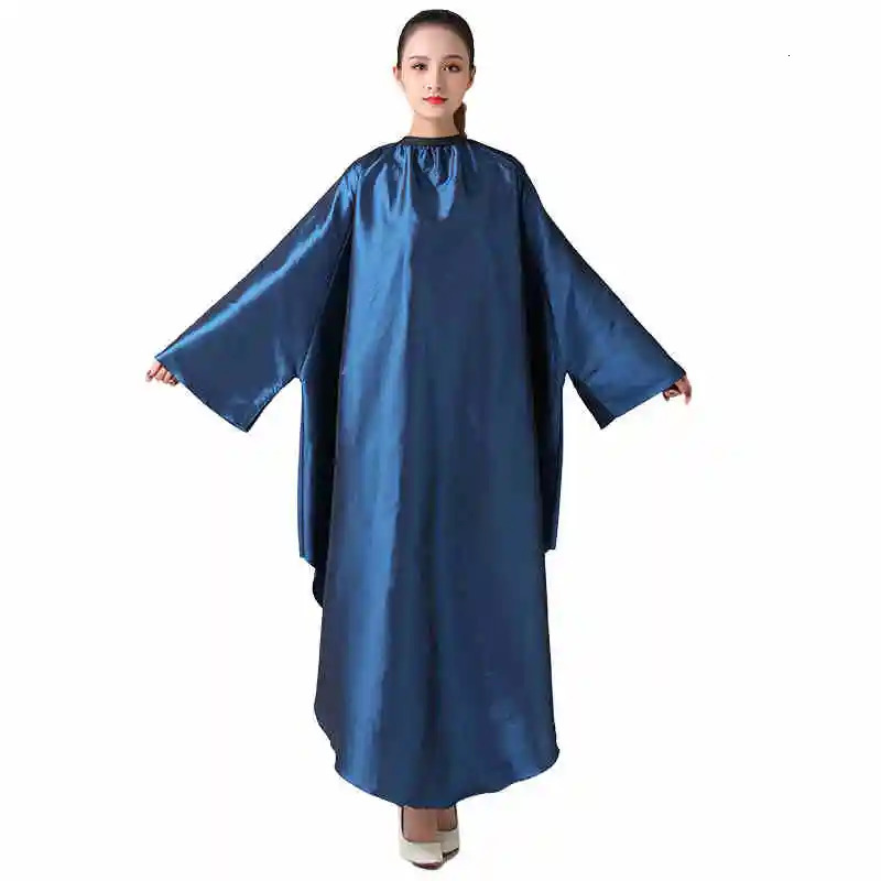 Long Sleeve Hair Salon Haircut Robe Hairdressing Gown Hairdresser Apron Hair Cutting Wrap Cloth Barber Capes Waterproof Smock 260203