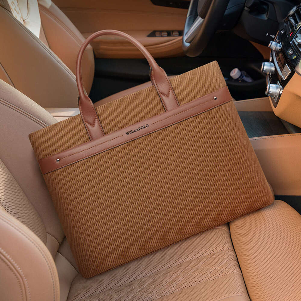 Luxury Shoulder Bags Totes Hobo Briefcase Lightweight Handbag Men S Bag New Horizontal Style High End Commuting SENYY