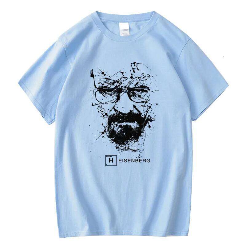 Fashion Casual Top Quality 100% Cotton T Shirts Heisenberg Camisetas Hombre Men Cool Tee Shirt Tops X260209