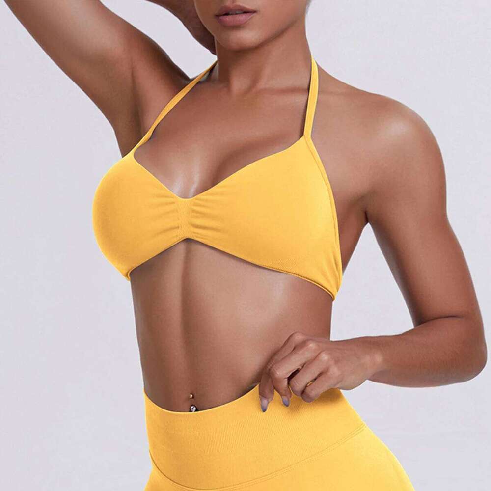 Hearuisavy Sports Bra Woman Gym Tops Sportswear Female Underwear Yoga Clothes Breathable Fitness Crop Top Push Up Workout Bras 26Y0209