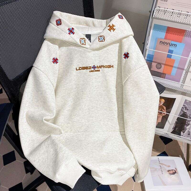 Cross-Border Dance Men's And Sweatshirt Women's Top Long Sleeve T-Shirt Trendy National Trend Personality New High Street Clothing