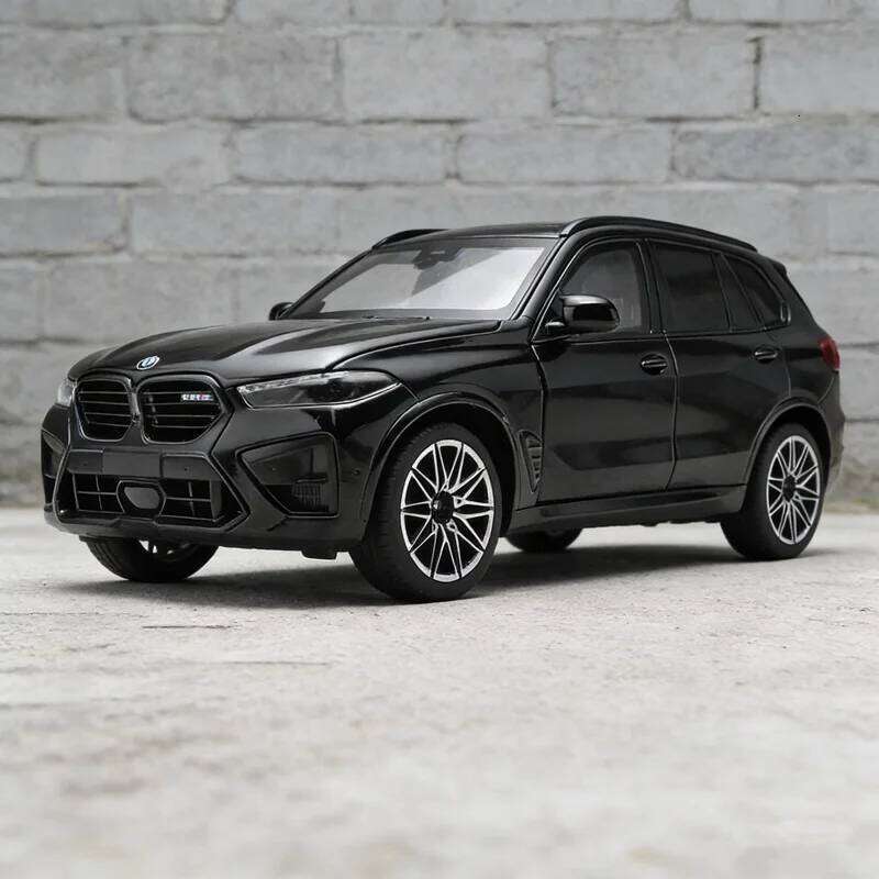 1:24 BMW X5M X5 SUV Alloy Luxy Diecast Metal Off-road Vehicles Car Model Simulation Sound and Light Childrens Toy Gift 26W0209