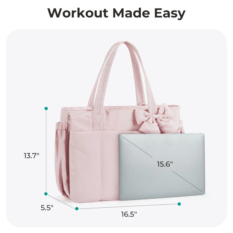 BAGSMART Large Capacity Tote Bag for Women Versatile Commuting Handbag Messenger Multiple Pockets Shoulder Sport Bag260128