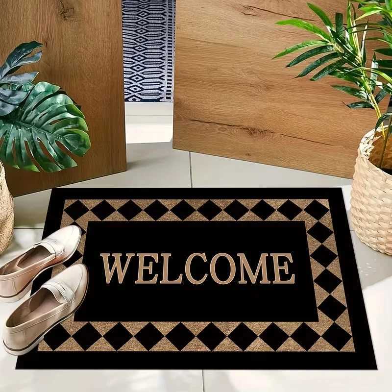 1pc Home Sweet Home Flash Welcome Mat Non slip Carpet Used for Home Entrance Kitchen Living Room Bedroom Flash Welcome Mat S260207
