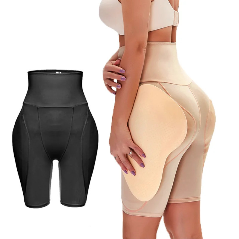 Women High Waist Trainer Body Shaper Padded Panty Fake Buttock Booty Hip Enhancer Shapewear Lift Up Butt Lifter Control Shorts 260207