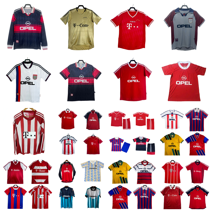 Bayern Munich1991 1993 1995 1997 1998 retro Klinsmann Soccer jerseys Munich 94 95 96 98 99 00 01 02 03 05 07 08 10 11 13 14 15 Matthaus SANTA CRUZ DAEI PAPIN ELBER ROBBEN kids