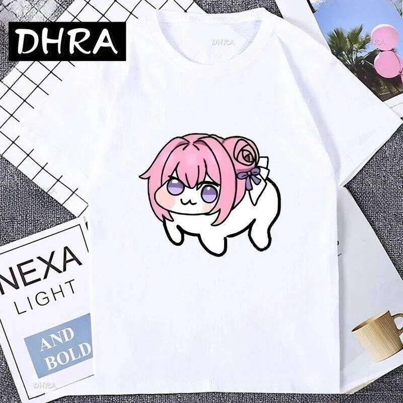 Summer Funny Doro Meme Cosplay T-shirt Anime Cartoon Game Graphic Unique Fashion Short Sleeve O-neck Tshirt Harajuku Otaku Tees X260209