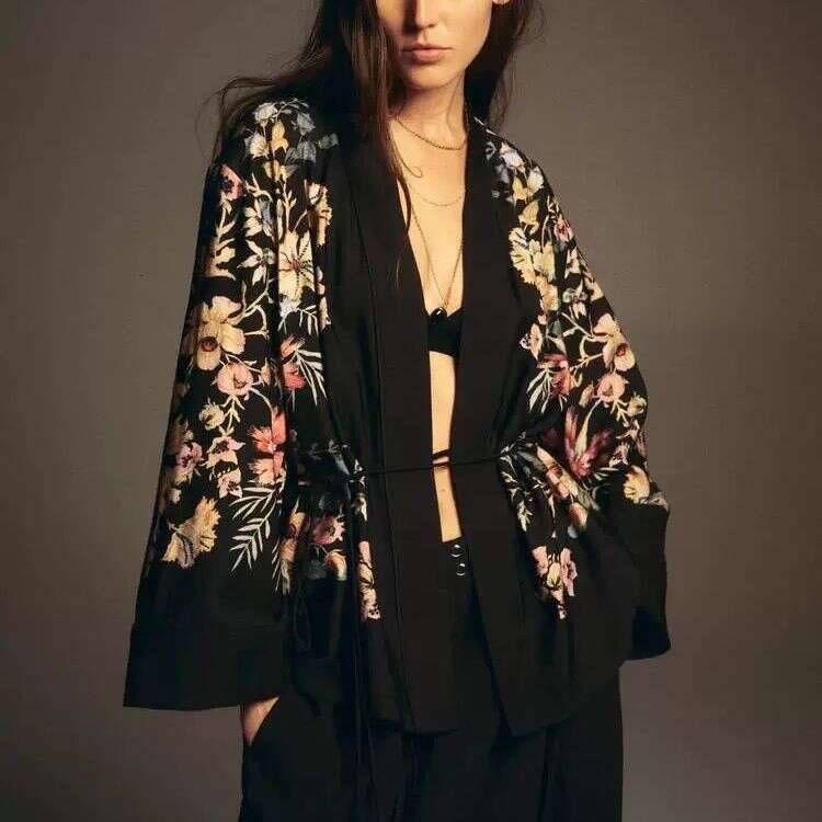 2026 V-Neck Long-Sleeve Pullover Wrap-Style Casual Blazer Straight-Leg Elastic Waist Trousers