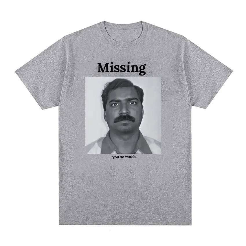 Missing You So Much Funny Meme Graphic T Shirt Men Retro Fashion Short Sleeve T-shirts Tops Unisex 100% Cotton Oversized T-Shirt X260209
