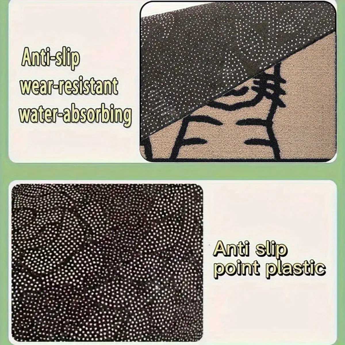 VIKAMA Fun Cat Door Mat Corridor Kitchen Bathroom Balcony Floor Mat Home Indoor and Outdoor Decoration Door Mat S260207