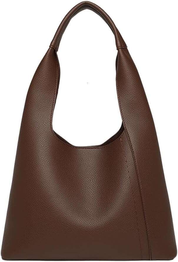 Slouchy Hobo Tote Bags For Women Retro PU Leather Shoulder Handbag Purse Large Capacity Pcs