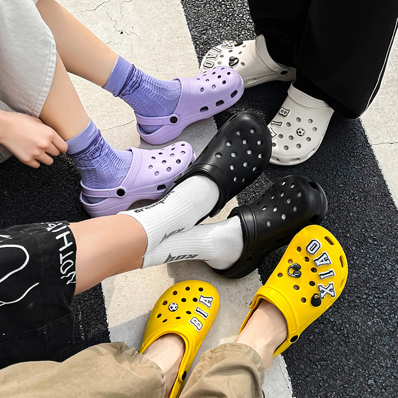 Free shipping Slippers Cave shoes for men and women anti slip soft sole women's bag head sweet beach sandals couple's shoes