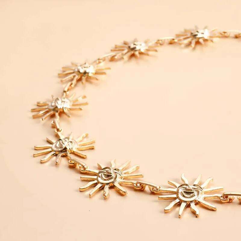 Boho Gold Color Sun Waist Belly for Women Summer Sexy Bikini Belt Adjustable Body Chain Festival Jewelry Accessories X260209