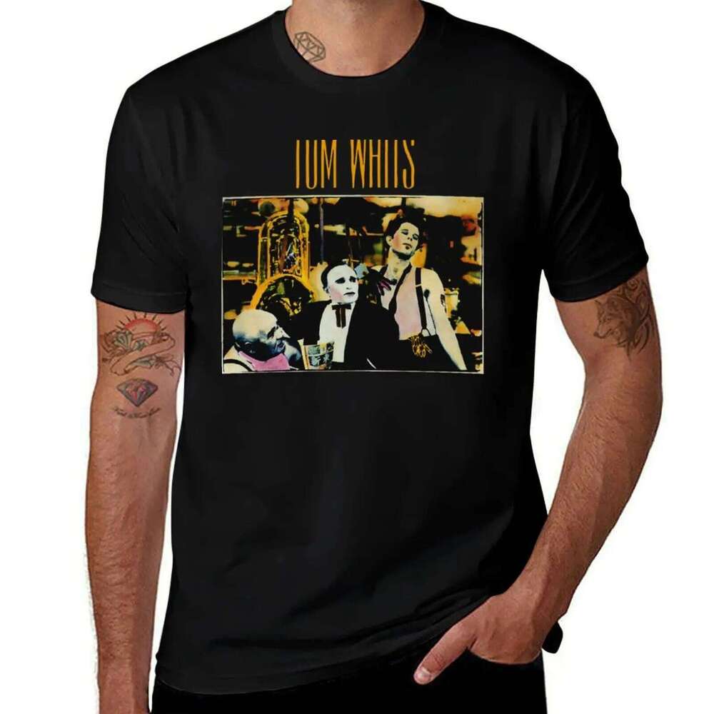 Tomwaits graphic shirt personalised man t shirts cotton T-Shirt X260209
