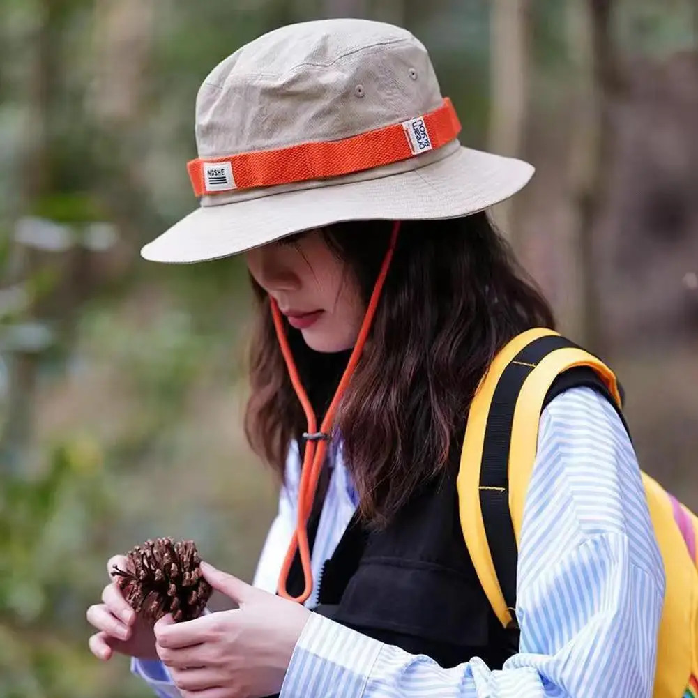 Unisex Summer Sun Hats UV Protection Boonie Hat Sunshade Basin Visor Fisherman Hat For Beach Outdoor Hiking Camping Panama Cap 260204