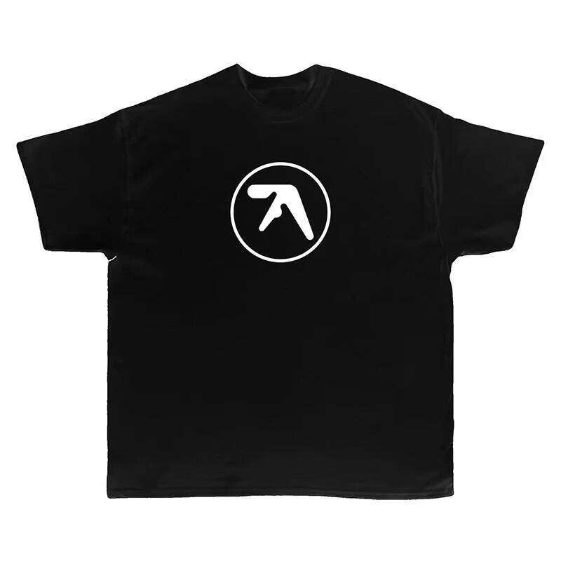 2025 Summer T-Shirt Aphex Twin Cotton Oversized Fashion Short Sleeve T Shirt Tops Men Women Tee Y2k Streetwear Harajuku Clothing X260209