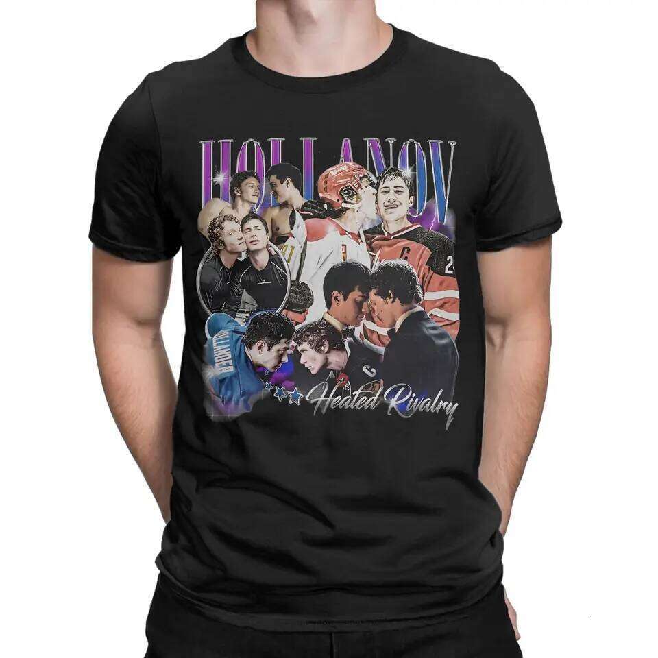 Funny Hollanov Romance T-Shirt Men Women's O Neck Pure Cotton T Heated Rivalry Short Sleeve Tee Shirt New Arrival Clothes X260209