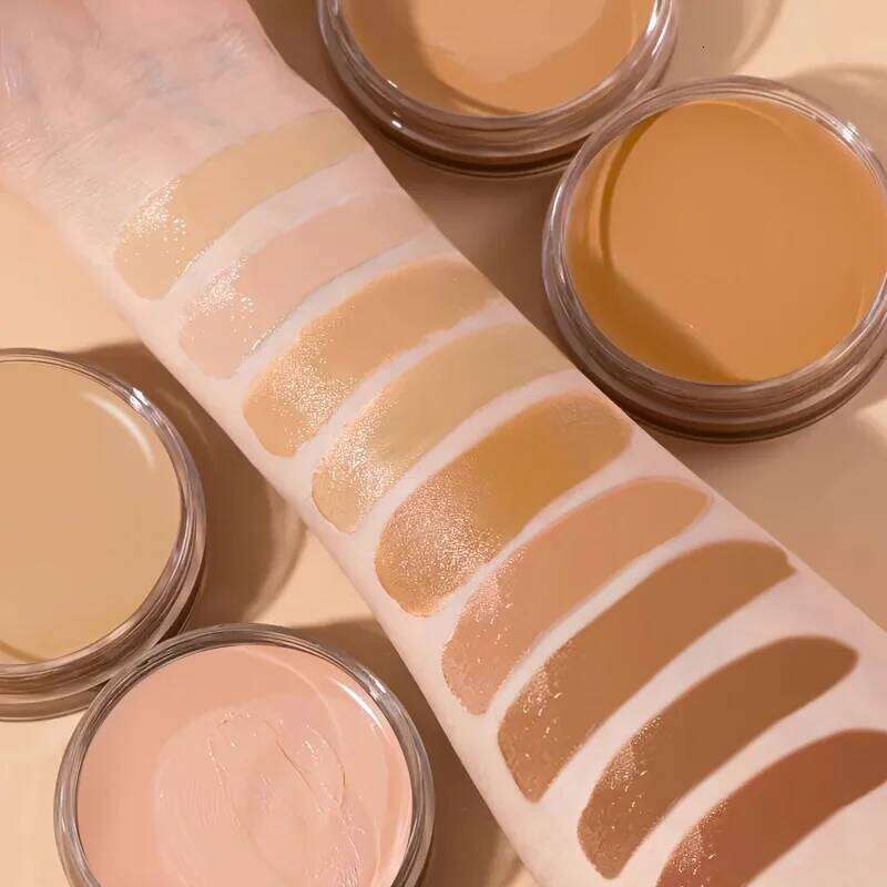Full coverage foundation - matte finish, creamy texture, strong coverage, moisturizing, oil control, pore minimizing, non-greasy 26L0209