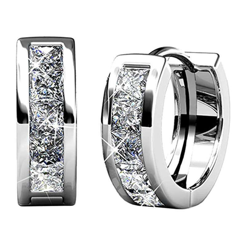 Unisex Simple Hoop Men's Elegant Versatile Earrings Internet Celebrity Same Style Fashion Ear Buckle