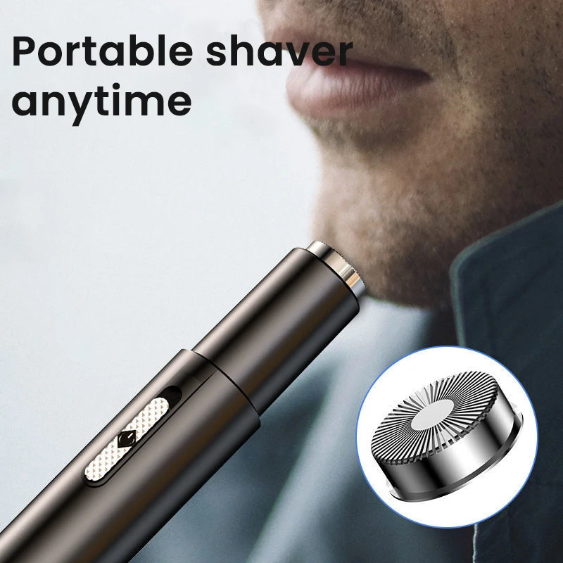 Electric Nose Hair Clipper Rechargeable Multikinetic Shaving Twoinone Unisex Fully Automatic Washable Trimmer 260205