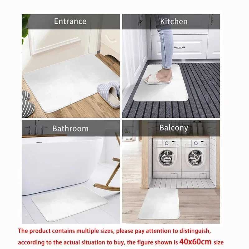 Please Remove Your Shoes Pattern Welcome Rug Kitchen Entrance Doormat Non-slip Bedroom Decor Rug Floor Mats Foot Mat Gifts S260207