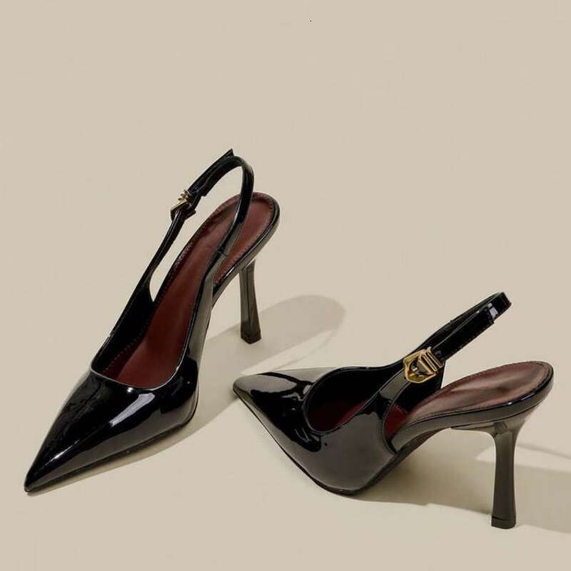 Ladies Stylish Pointed Toe High Heels With A Comfortable Open Back Design Adjustable Strap Perfect For Parties Dates And Formal Events Women Shoes MOJ