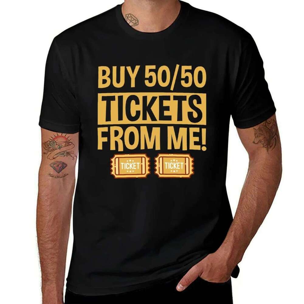 Raising shirt pack Me designer man for personalised T-Shirt Buy Tickets Funny cotton 50/50 shirts Fund From t X260209