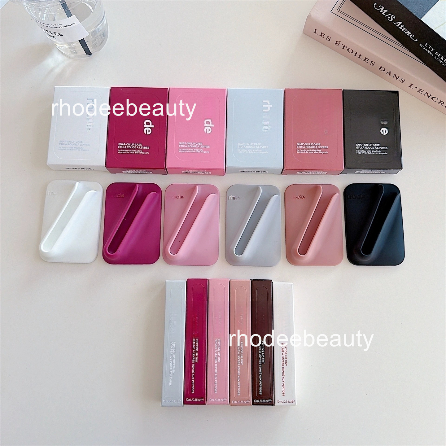 Hot Sales Rhodee Lip Holder with MagSafe Support MagSafe Compatibie lPhone models and cases Snap-on lip case Cosmetics Tools free ship