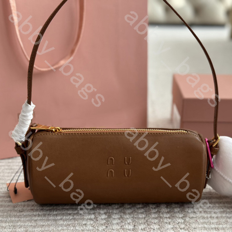 Nappa Leather Cylindrical Bag Tote Lady Designer Armpit Bags Brand Luxury Hand Bag Fashion Totes Wallet Phone Bags DPD2505133